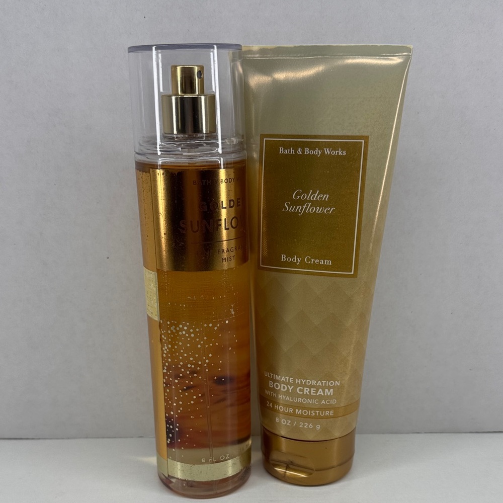Bath & Body Works Golden Sunflower Body Cream & Mist